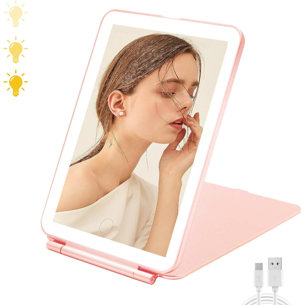 Rechargeable Makeup Mirrors - Pink