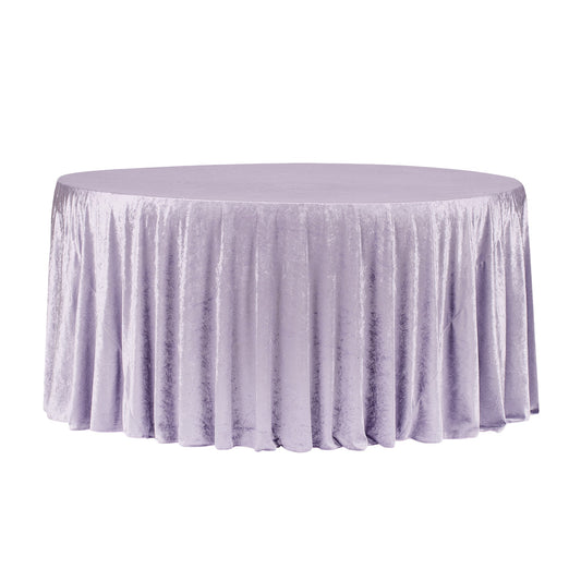 Velvet 120" Round Tablecloth - Wisteria