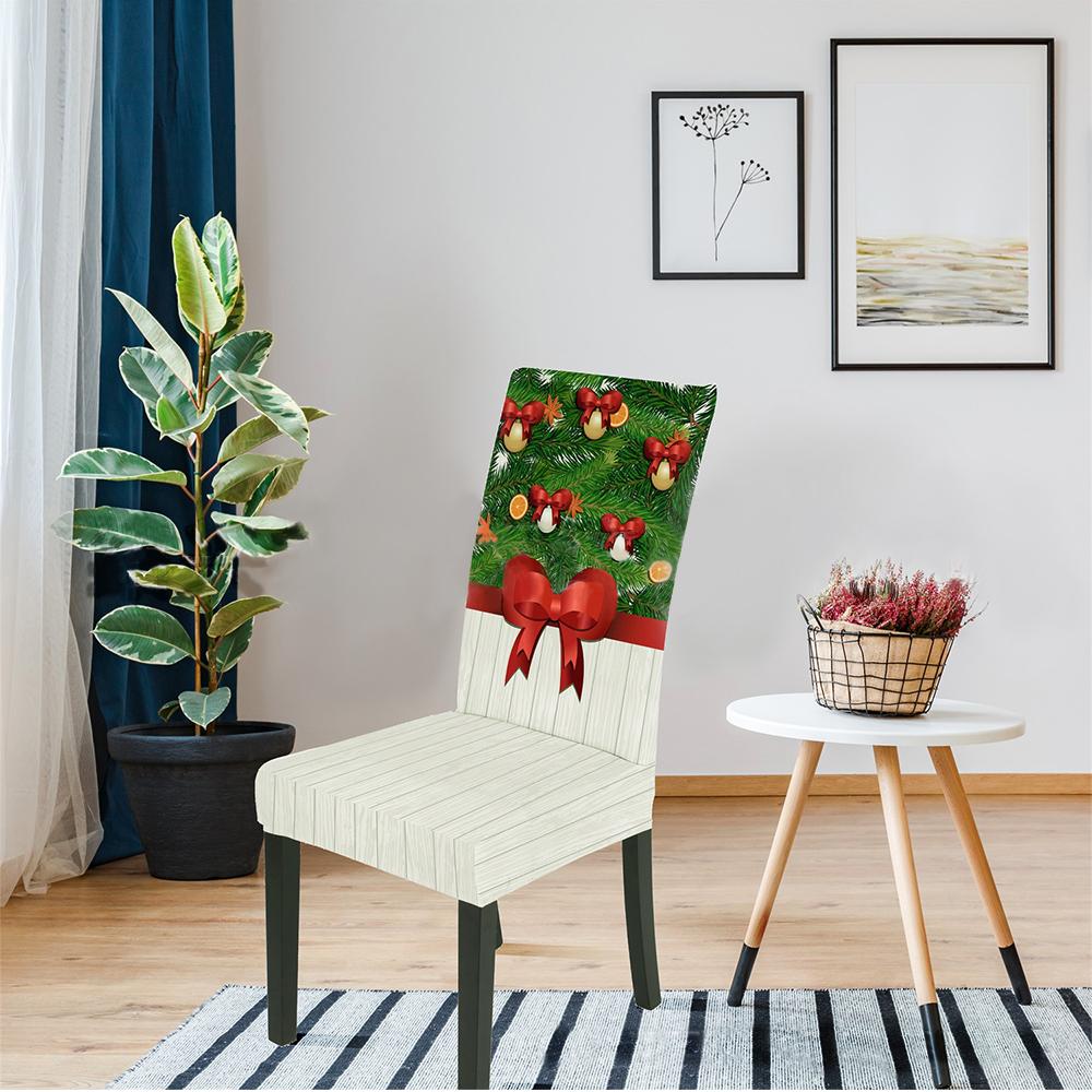 Christmas Tree with Ribbon Christmas Tablecloth, New Year Tablecloth, Red Table Cover, Washable Table Cloths for Dinner, Parties, Holiday Decorations