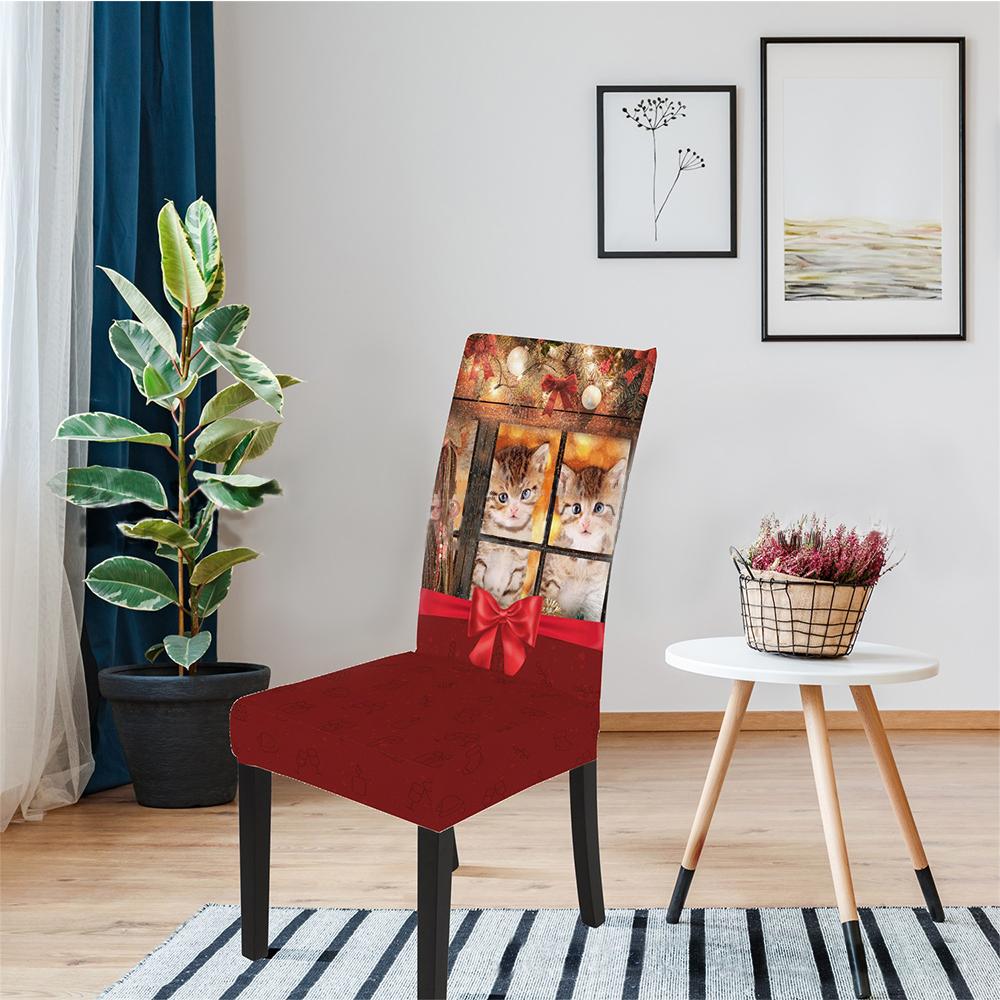 Christmas Multi-Size Tablecloth New Year Tablecloth Table Cover, Washable Table Cloths for Dinner, Parties, Holiday Decorations