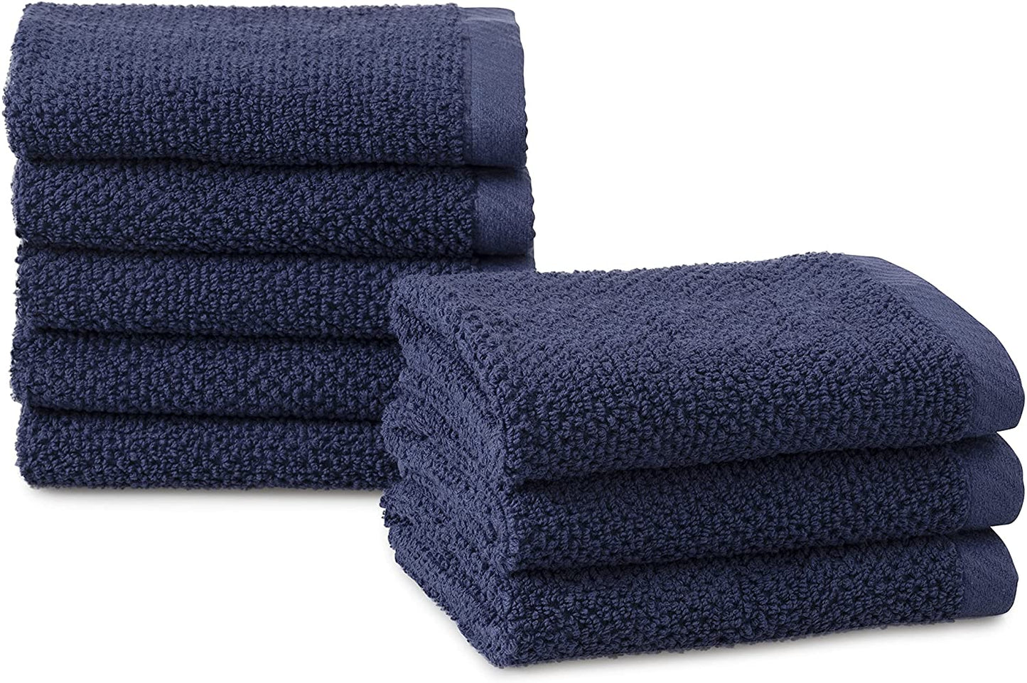 Franklin Premium | Textured Dusty Blue Bathroom Towels Set