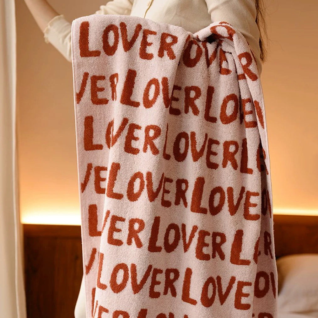 Full Of Love Bath Towel