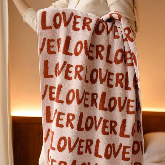 Full Of Love Bath Towel