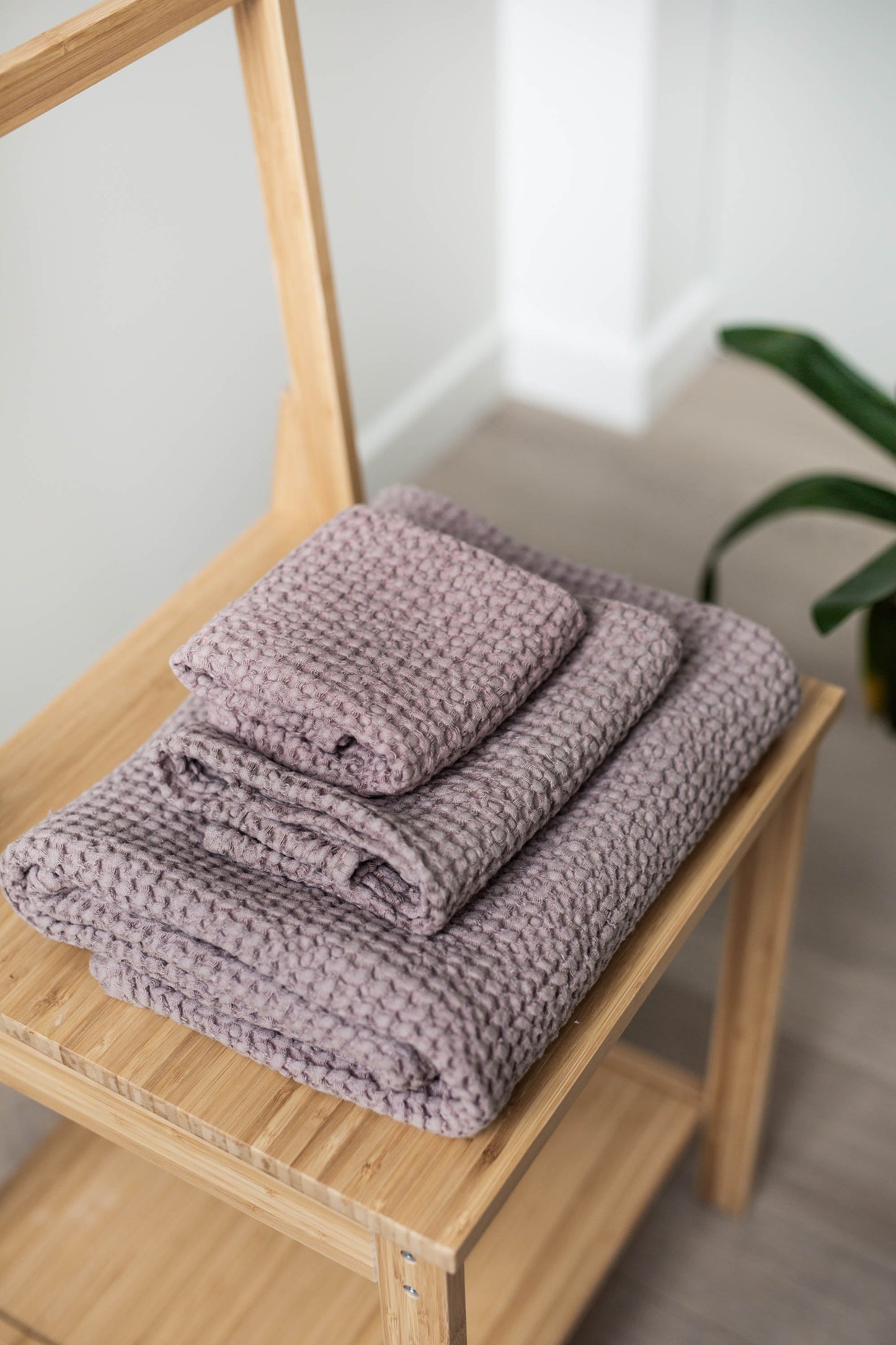 AmourLinen Linen waffle towel set Linen waffle towel AmourLinen