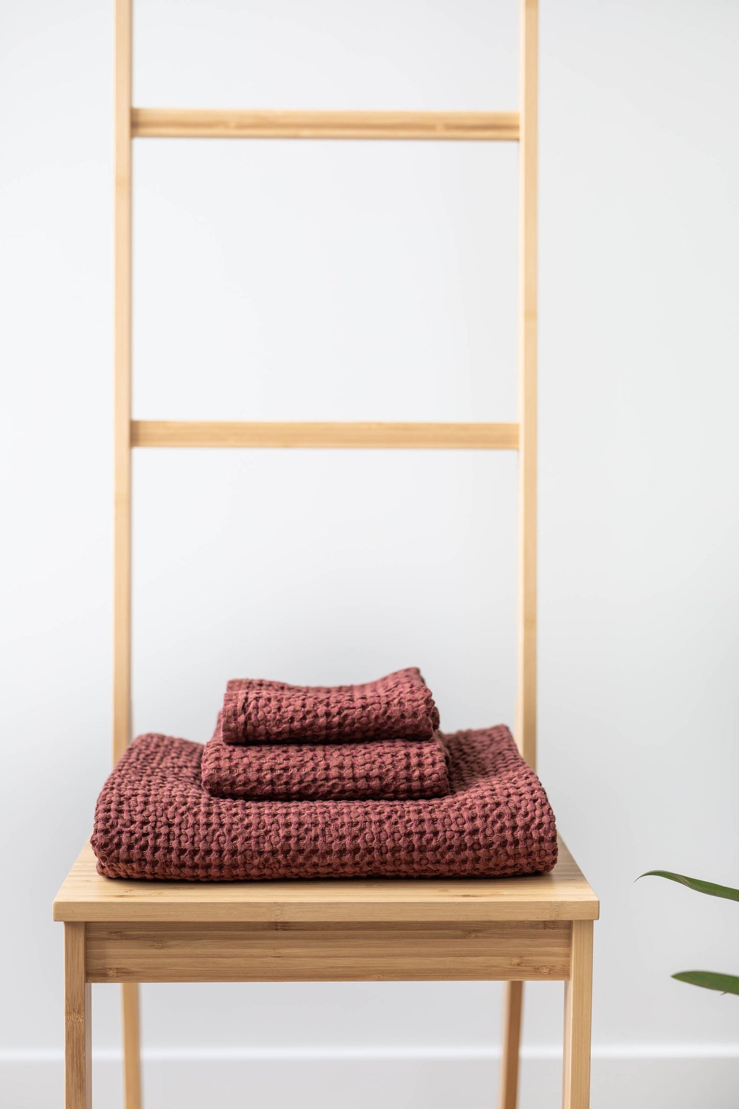 AmourLinen Linen waffle towel set Linen waffle towel AmourLinen