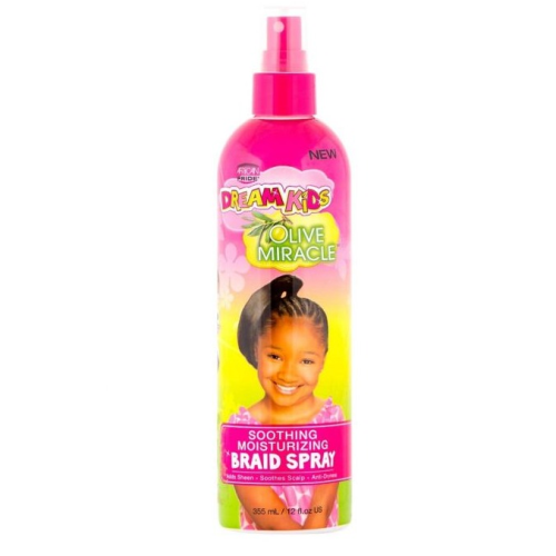 African Pride Dream Kids Olive Miracle Braid Spray 12 oz