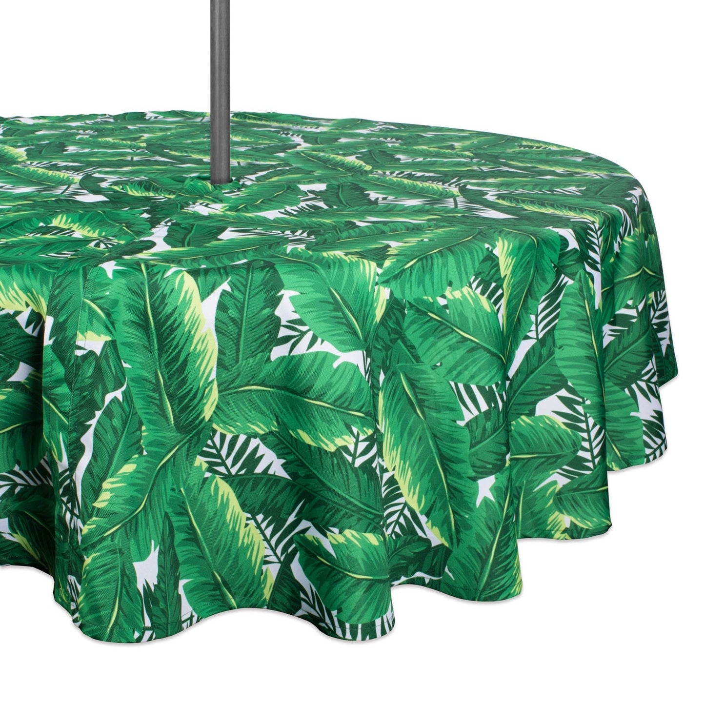 Banana Leaf 52in. Round Outdoor Tablecloth With Zipper