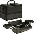 Just Case 4-Tiers Cantilever Trays Makeup Case (VK004) Makeup Cases Black