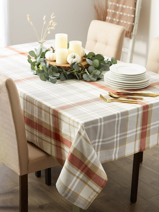 Cozy Picnic Plaid 60"x84" Tablecloth