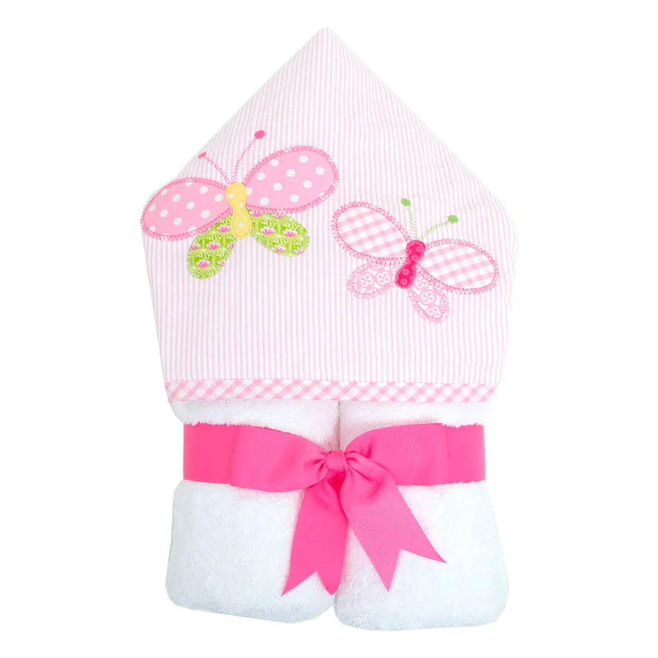 Every Kid Hooded Towel - Applique Hooded Bath Towels 3 Marthas Butterfly