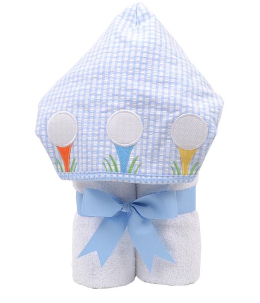 Every Kid Hooded Towel Hooded Bath Towels 3 Marthas Blue Golf