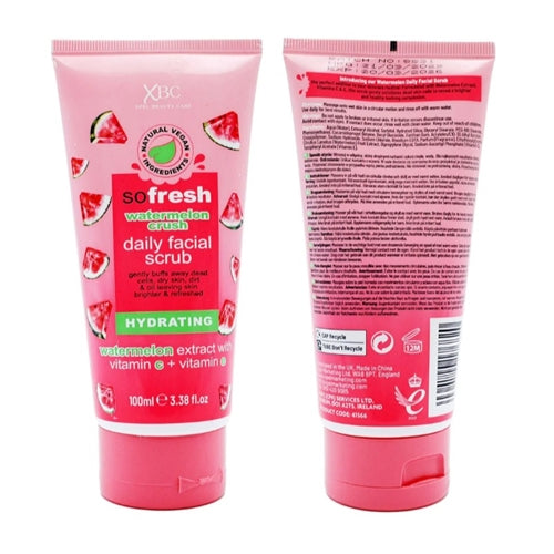 XBC So Fresh Watermelon Crush Daily Facial Hydrating Scrub 100ml