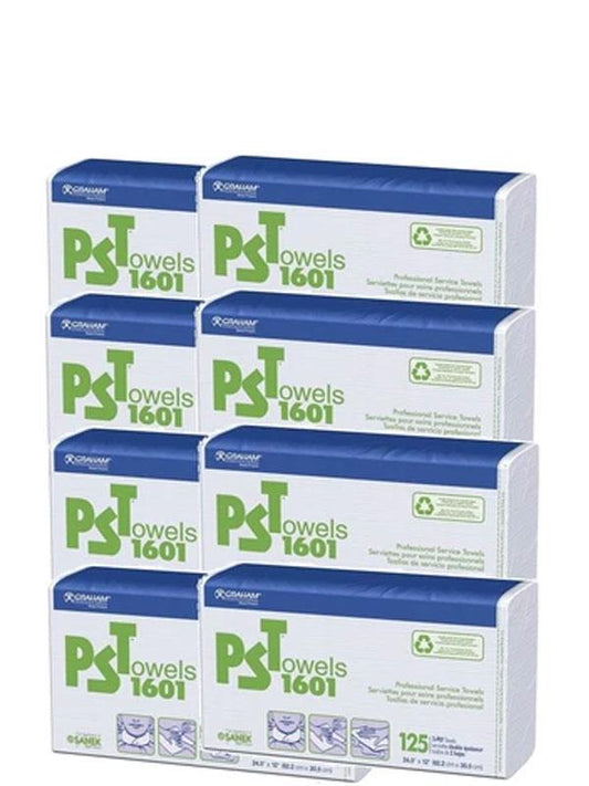 Graham PST Towels 1601 - 1000 2 Ply Towels (125 2 Ply Towels X 8 Pack) #16161