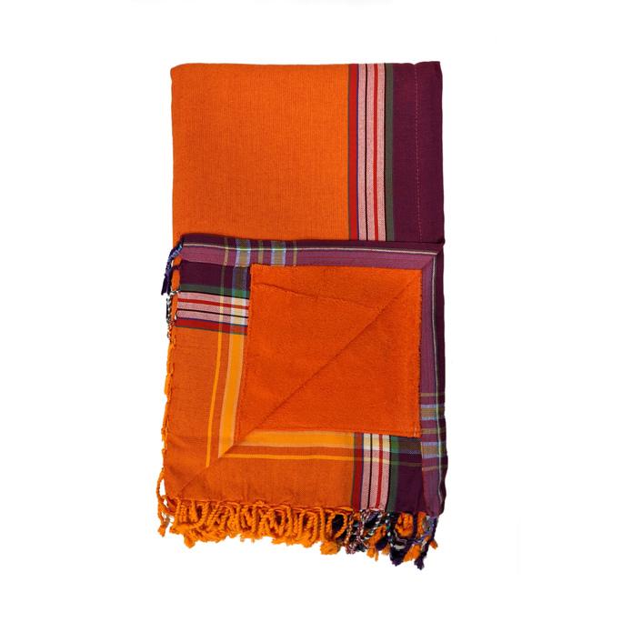 Kenyan Beach Towel Towels Swahili Coast Design Sunset Orange