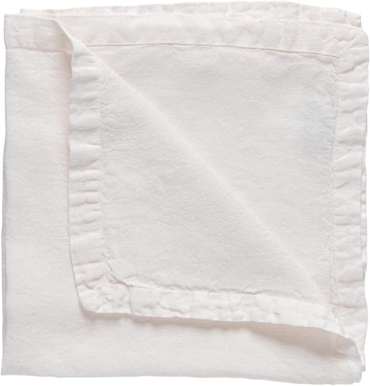 Costa Nova Linen Napkins Maria Collection | Set of 4 | White