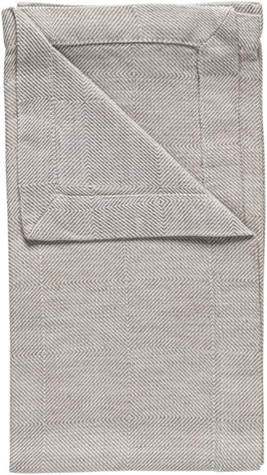 Casafina Emilia Collection Cloth Napkin in Linen & Cotton | Latte Tan