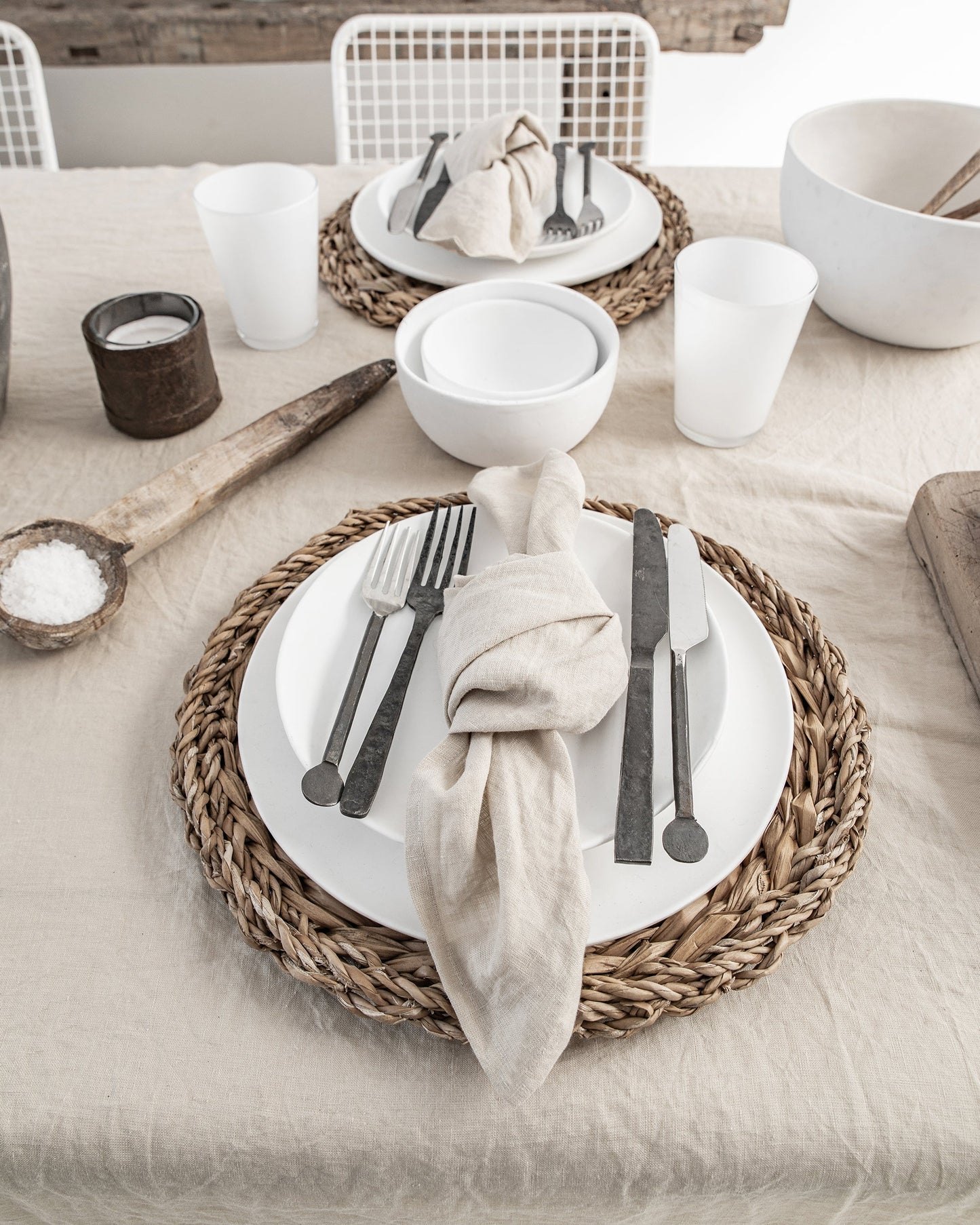 Natural Linen tablecloth