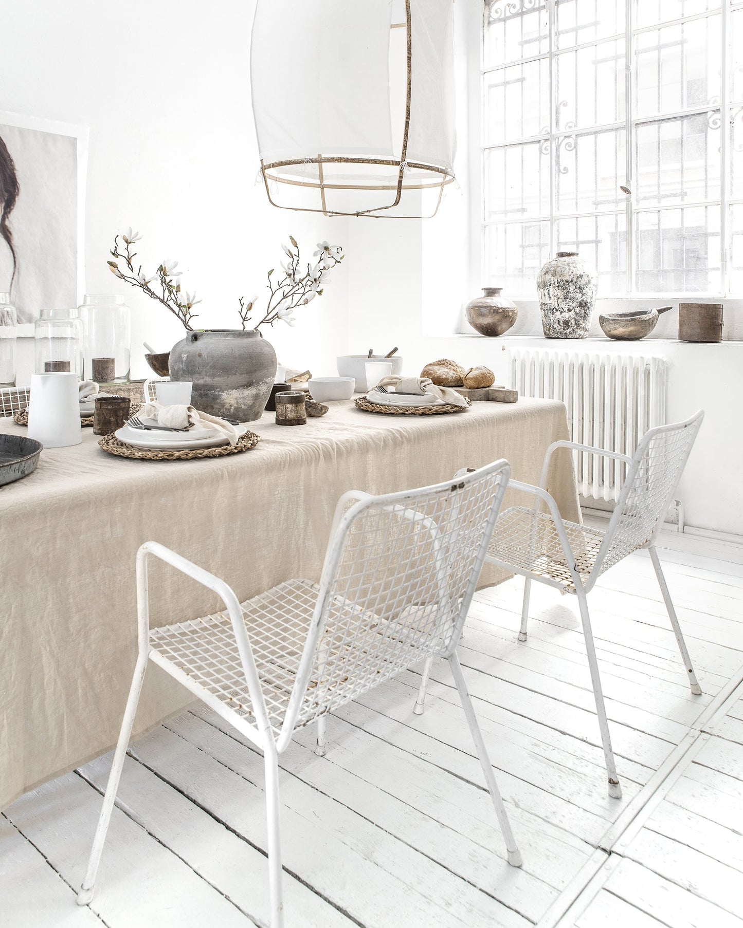 Natural Linen tablecloth