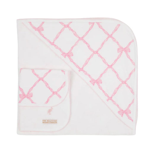 Rub-A-Dub Gift Set - Belle Meade Bow with Palm Beach Pink