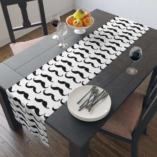 Mustache Table Runner