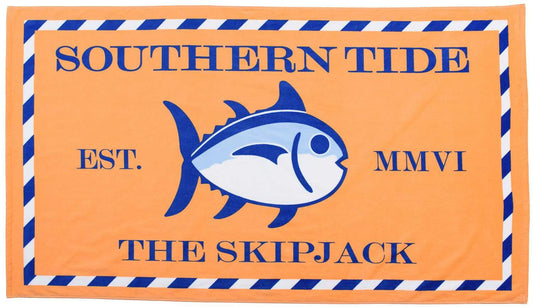 Skipjack Beach Towel in Horizon by Southern Tide - Country Club Prep