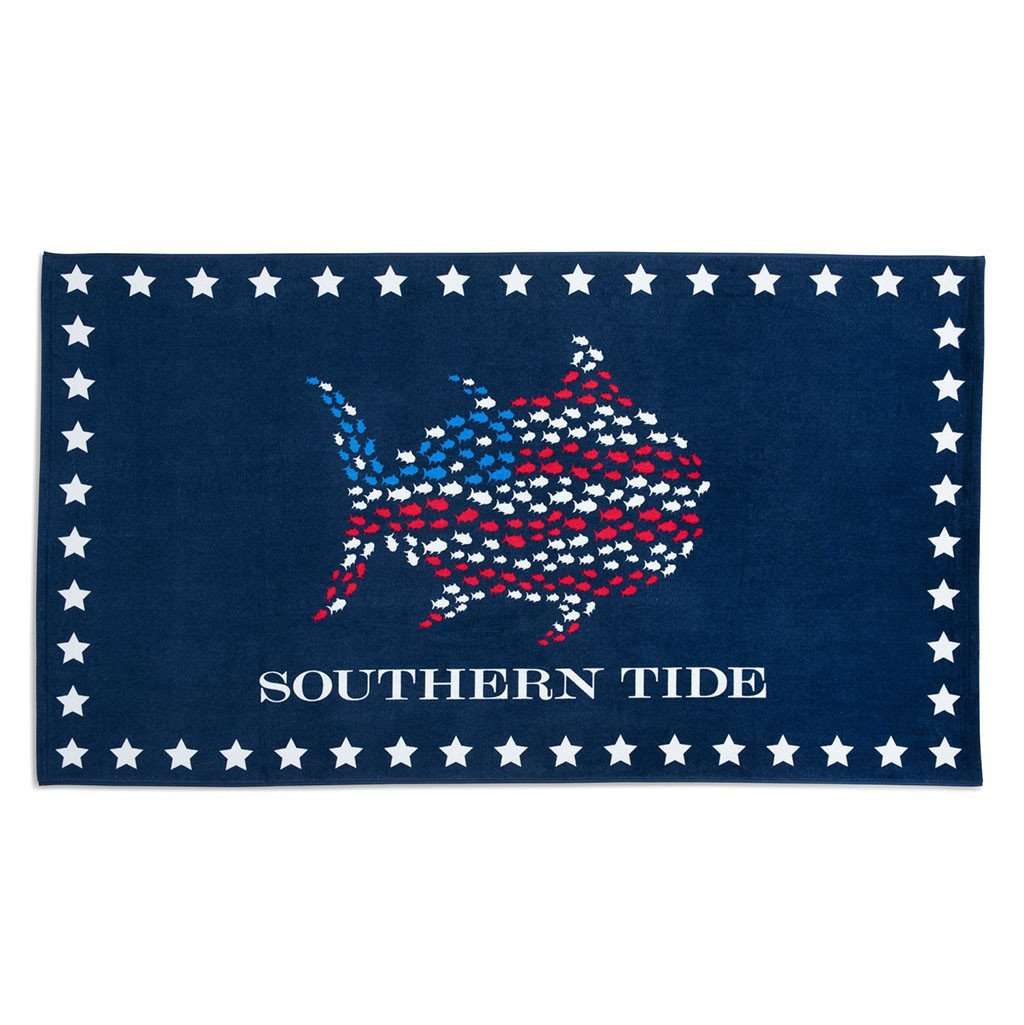 Skipjack & Stars Beach Towel by Southern Tide