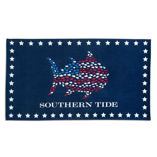 Skipjack & Stars Beach Towel by Southern Tide
